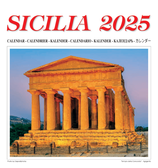 Calendario Sicilia 2025 Copertina